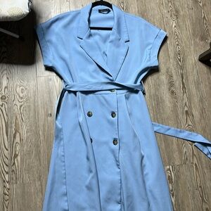 Blue babydoll Dress